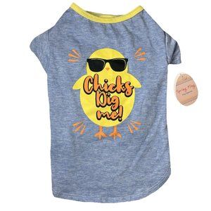 NWT Dog Tshirt "Chicks Dig Me"
